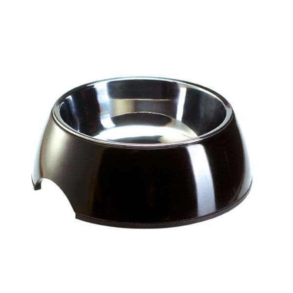 Hunter Comedouro Melamina/inox Black XL