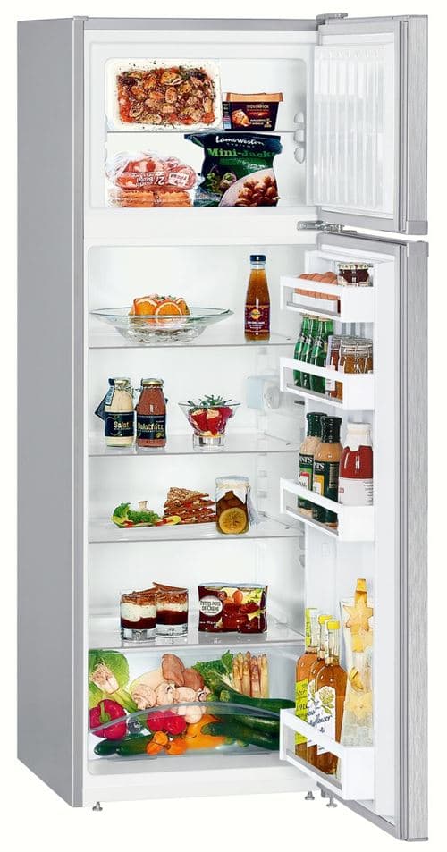 Frigorífico com Congelador Liebherr CTel 2931 | 157,1x55x63 cm | 271 L | F | Prateado