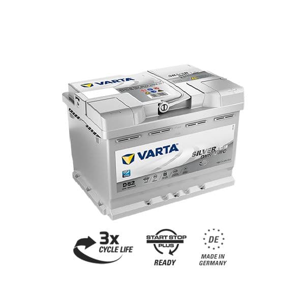 Varta Bateria Auto Silver Dynamic AGM D52 12V 60Ah 680A