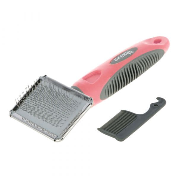 Kerbl Escova Macia Kerbl 6cm, Rosa (012502442)