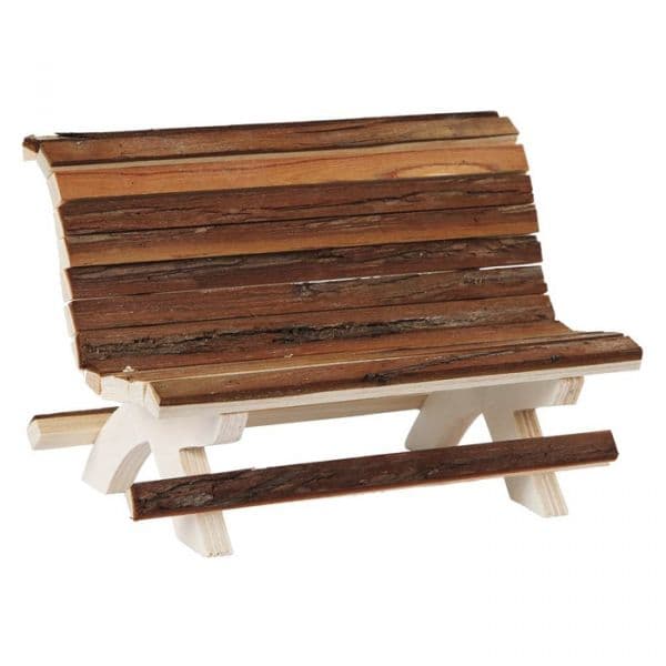 Kerbl Banco Madeira Natural 18 x 11 x 12 cm