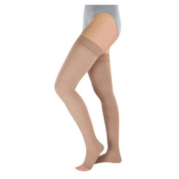 Meia Elástica Raiz da Coxa JUZO SOFT 2002 C/ Silicone (PE ABERTO, III, NORMAL)