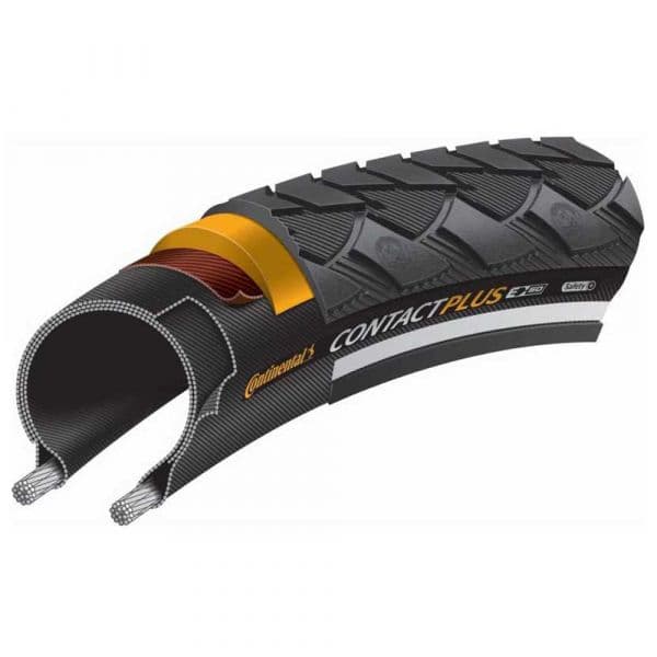 Continental Pneus Contact Plus Rigid Black 27.5 X 1.50