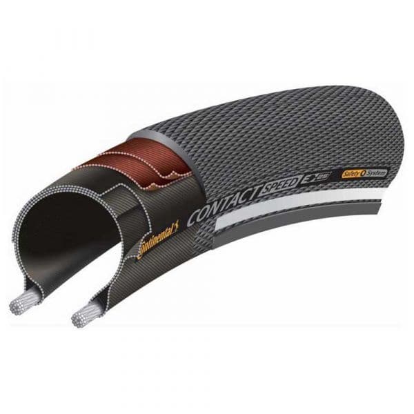 Continental Pneus Contact Speed Rigid Black 700 X 28C