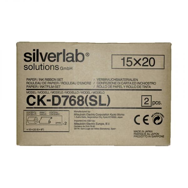 Mitsubishi CK-D768 Sl 15x20 cm 2x 400 Prints - VM00215