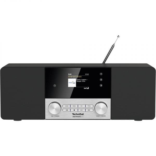 Technisat Digitradio 4 C Preto/prata - 0000/3937