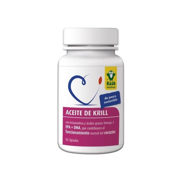 Raab o Óleo de Krill Fortalece os Ácidos Graxos ômega-3 (epa + Dha) 50 Cápsulas de 735mg