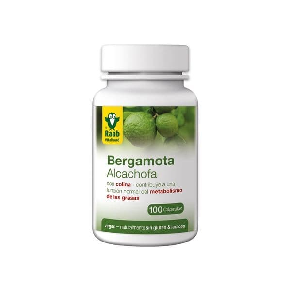 Raab Bergamota-alcachofra 100 Cápsulas de 430mg