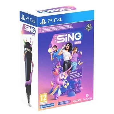 Jogo Let's Sing 2024 + 1 Micro PS4