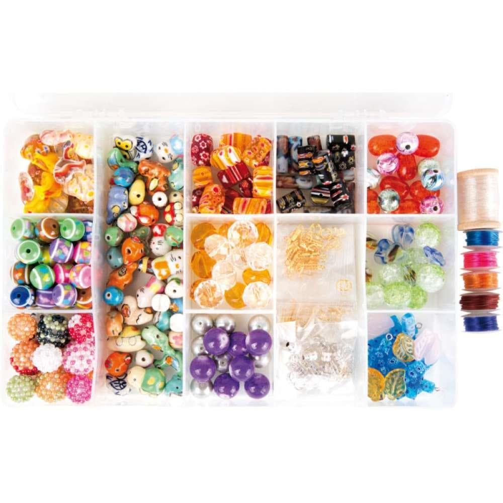 Caixa com Contas e Missangas Small Foot Gemstone