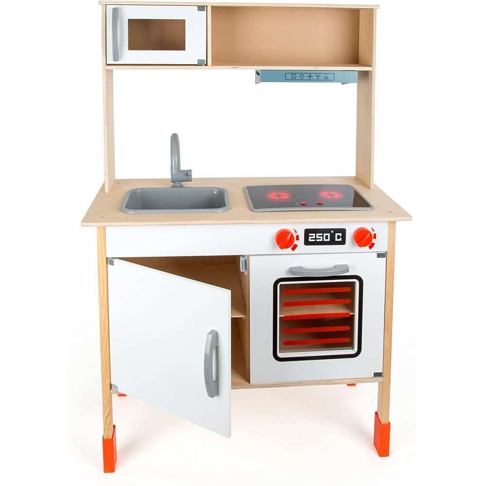 Cozinha Moderna em Madeira com Luz