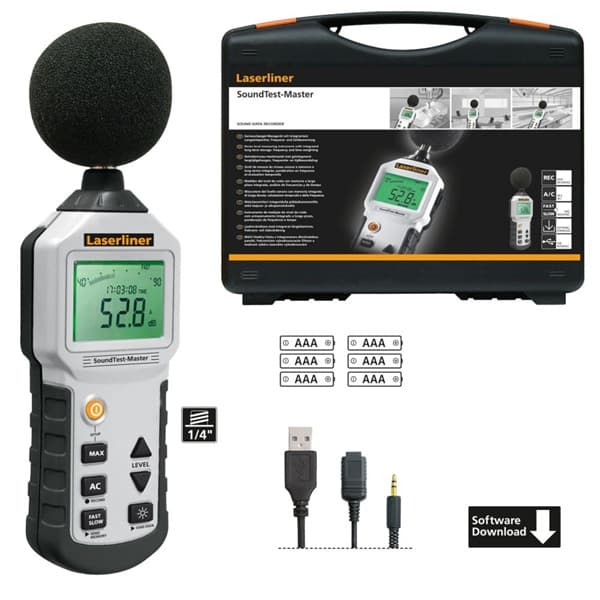 Medidor de Som SoundTest-Master Laserliner 082.070A