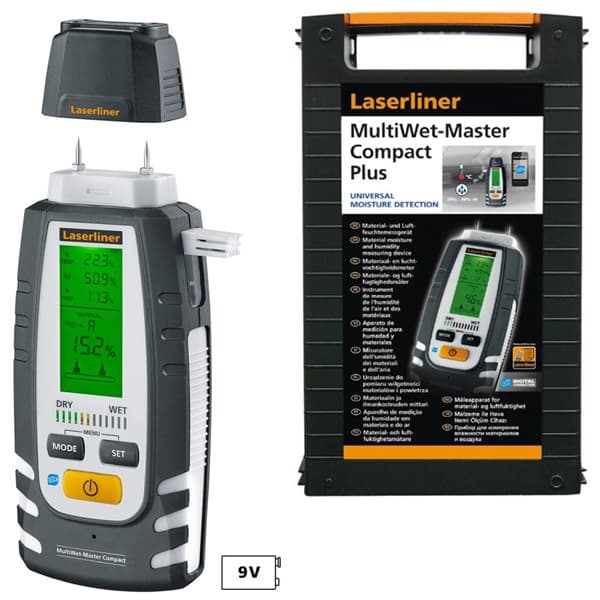 Medidor de Humidade MultiWet-Master Compact Plus Laserliner 082.390A