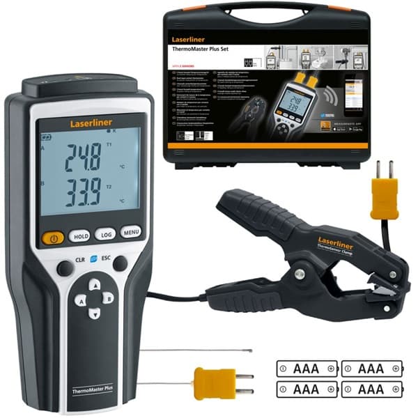 Medidor de Temperatura ThermoMaster Plus Set Laserliner 082.036A