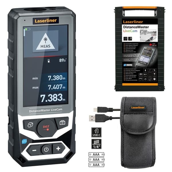 Telémetro Laser DistanceMaster LiveCam Laserliner 080.985A