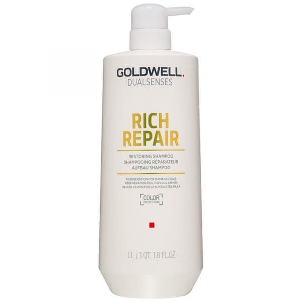 Goldwell Dualsenses Rich Repair Shampoo Renovador Cabelo Seco a Danificado 1000ml