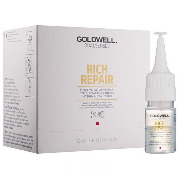 Goldwell Dualsenses Rich Repair Sérum Restaurador Intensivo Cabelo Seco a Danificado 12x18ml