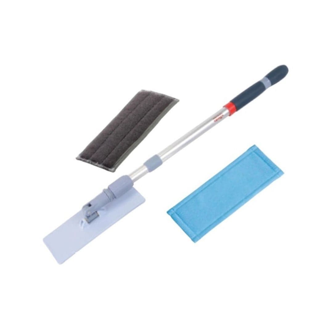 Vileda Professional Kit Limpeza de Interiores e Vidros – Sistema Completo para Superfícies Interiores