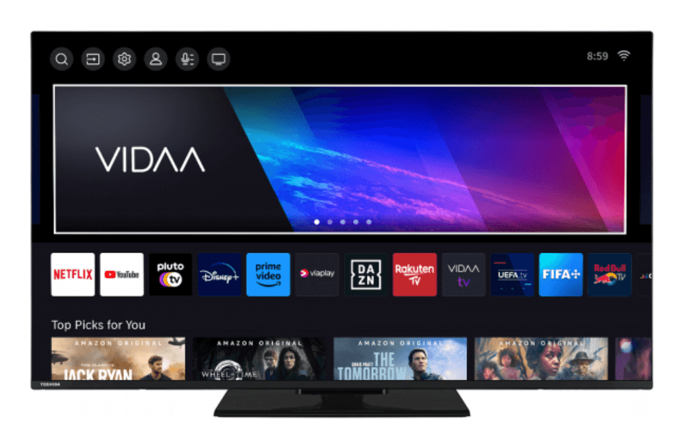 TV Toshiba 65" 65UV3463DG DLED Smart TV 4K HDR