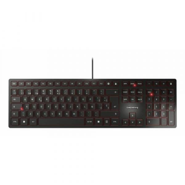 Teclado Cherry KC-6000 Slim Espanhol Preto