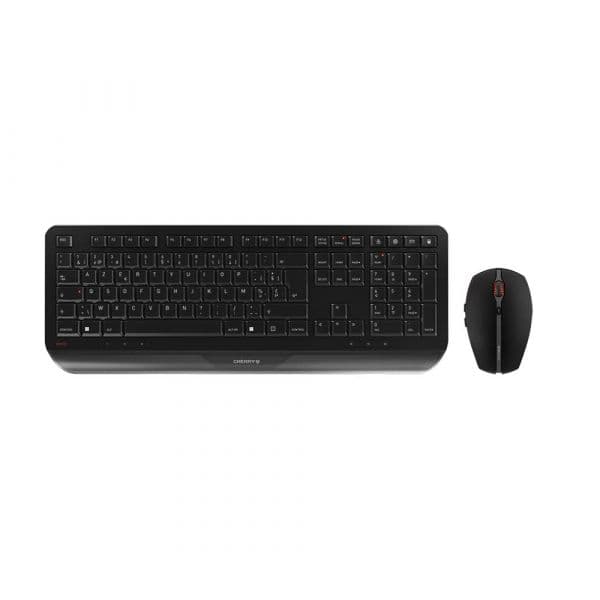 Teclado Cherry Gentix JD-7000CH-2 Rato Sem Fios Suíço Preto