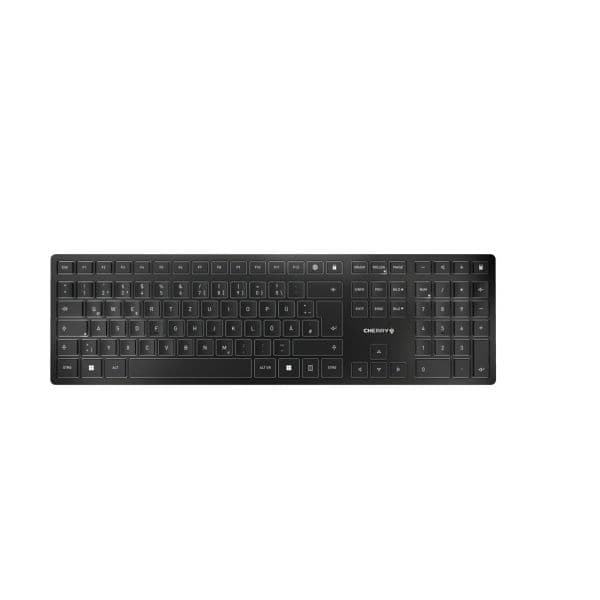 Teclado Cherry KW 9100 SLIM Sem Fios QWERTZ Alemão Preto