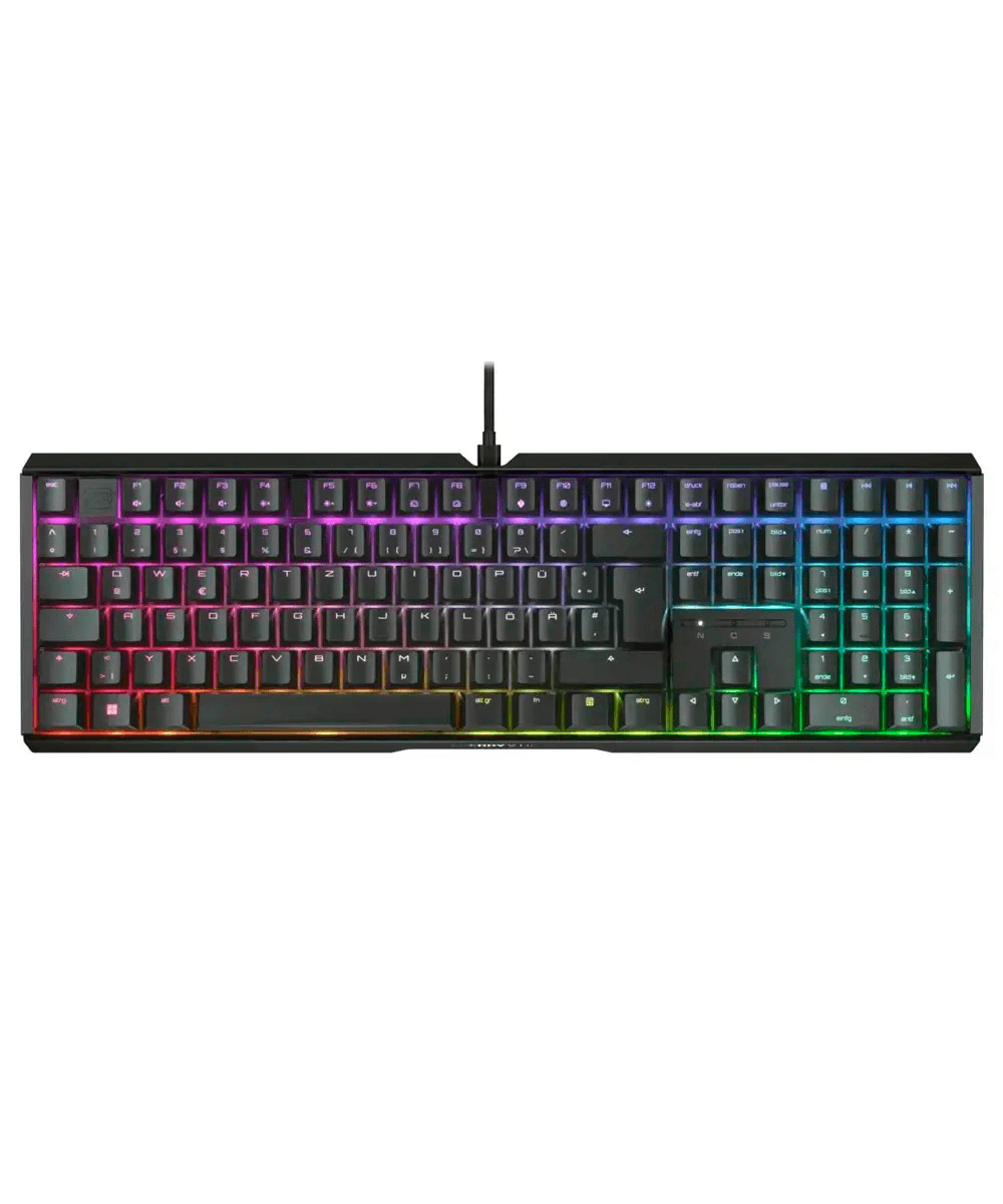 Teclado Mecânico CHERRY XTRFY MX 3.1 RGB Gaming Corded PT Preto CHERRY MX2A Red Switch