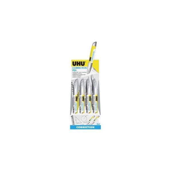 UHU Corretor Caneta 8ml 12 Un.