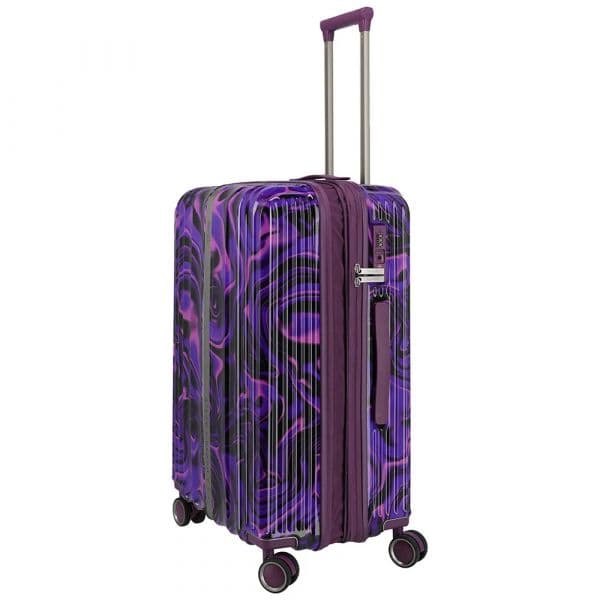 Travelite Mala Com Rodinhas Lascana Edition 4w M Purple Swirl One Size