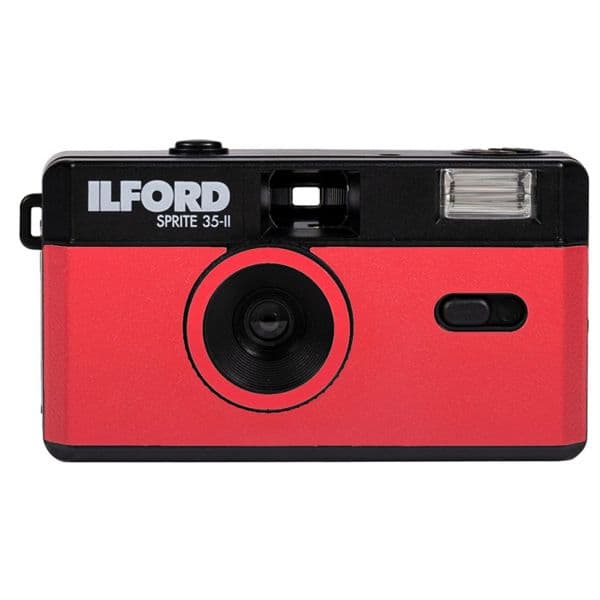 Ilford Aparelho Foto Analógico Reutilizável Sprite II Black / Red