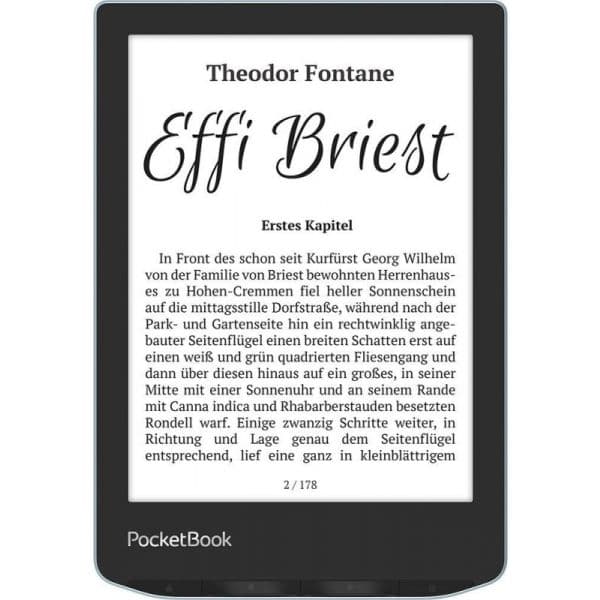 POCKETBOOK E-Book 6" Verse 8GB Wi-Fi (Azul Claro) - PB629-2-WW-B
