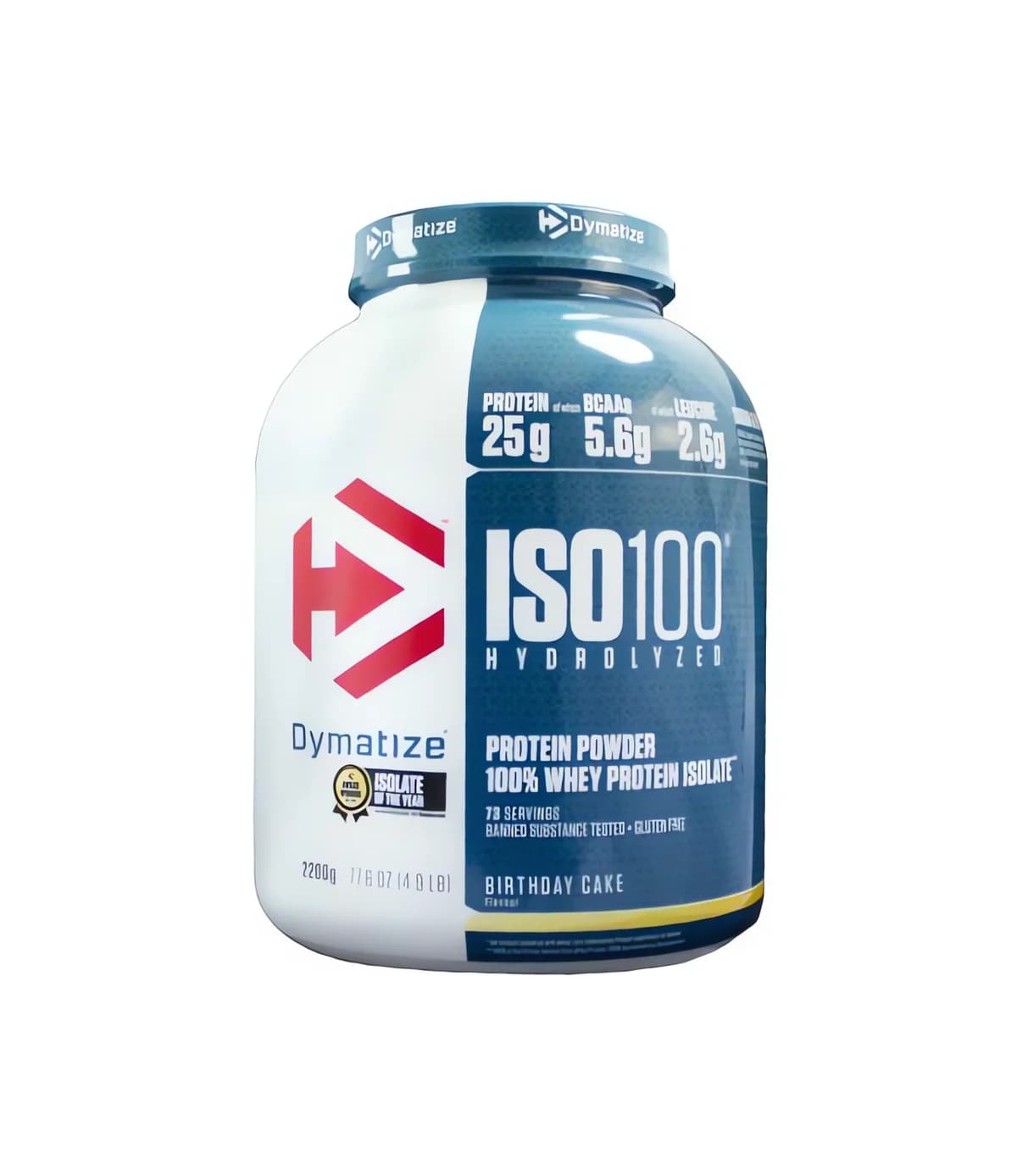 Dymatize Whey ISO 100 Hydrolyzed 2,2Kg Bolo de Aniversário