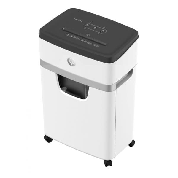 HP Destruidora de Papel OneShred 12MC Micro Corte P-5 12 Folhas Cesto 25L Cinza Claro