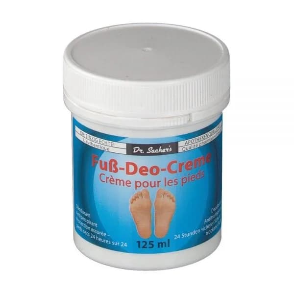 Crema desodorante para pies 125 ml – Dr. Sachers