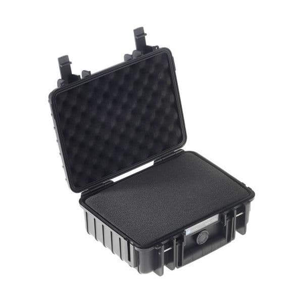 B&W Type 1000 Black + Pre-Cut Foam