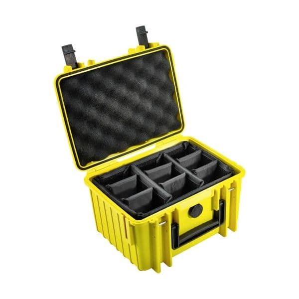 B&W International Type 2000 + Padded Divider Yellow