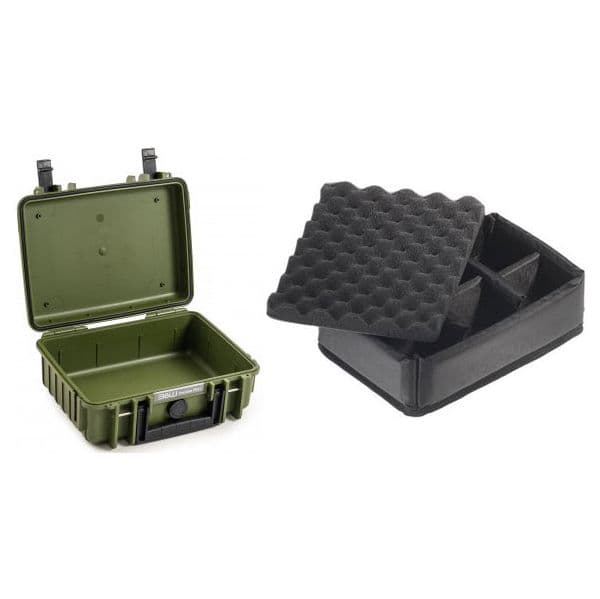 B&w Outdoor Case Tipo 1000 Divis?rias Remov?veis Verde - BWPP41BGRPD