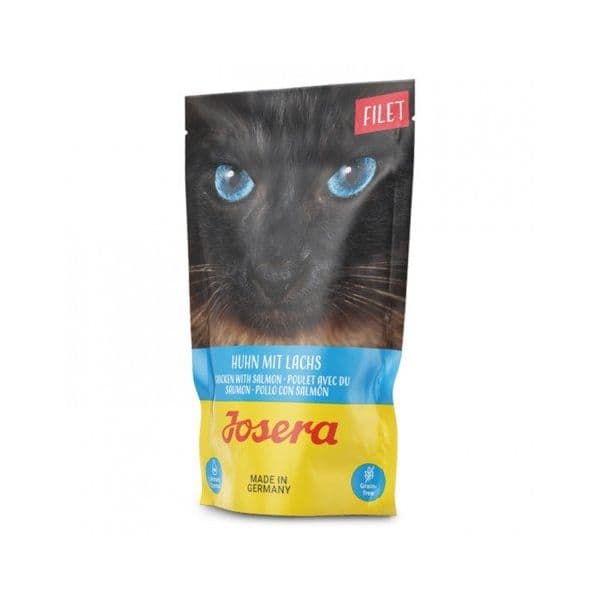 Ração Húmida Josera Alimento em Filete para Gato Adulto Frango com Salmão 70 g