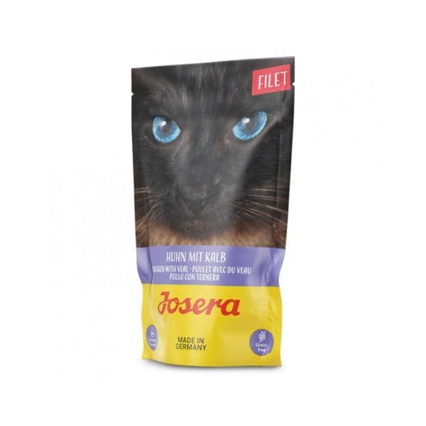 Ração Húmida Josera Alimento em filete Frango com vitela 70g