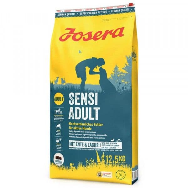 Josera Ração Seca para Cão Adulto Ativos Com Sensibilidades Pato e Salmão 12,5Kg