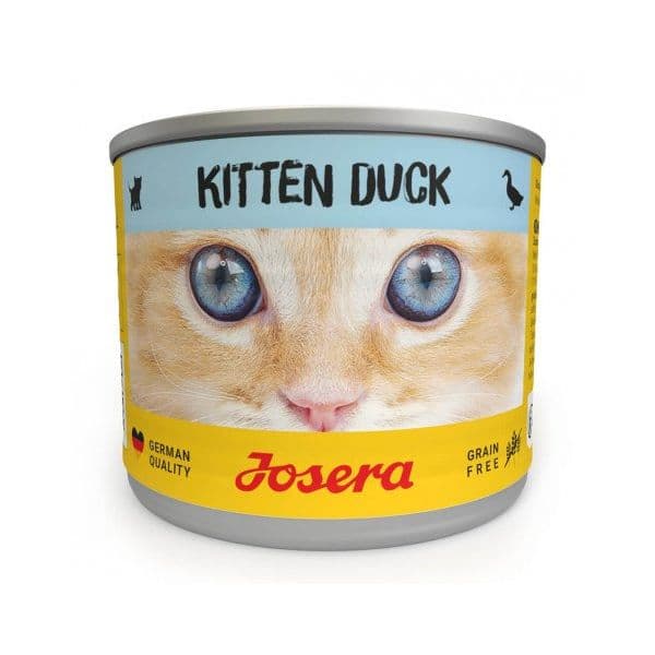 Ração Húmida Josera Kitten Alimento em Patê para Gatinho Pato 200 g