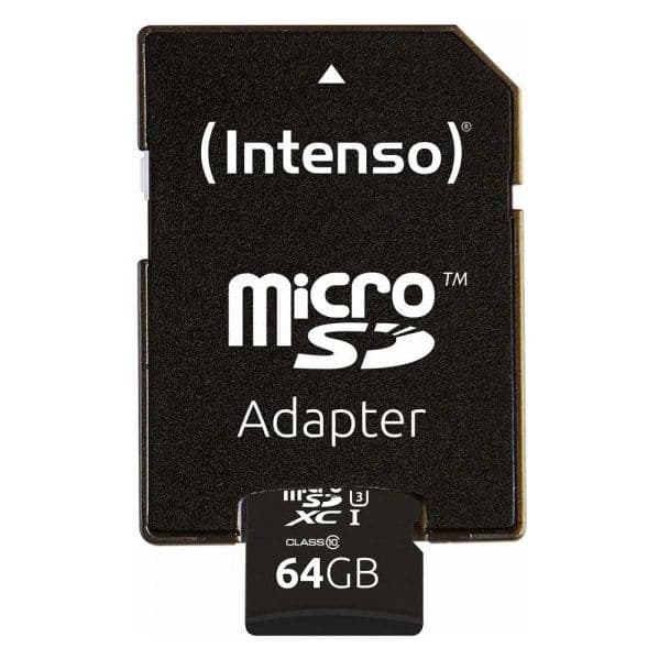 Intenso 64GB Micro SDXC Pro UHS-I Class 10 - 3433490