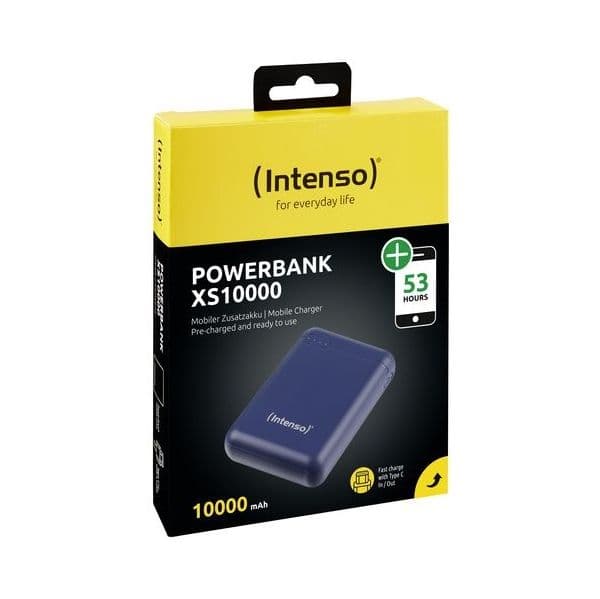 Powerbank Intenso XS10000 dkblue 10000 mAh + USB-A para Type-C - 7313535 DKBLUE
