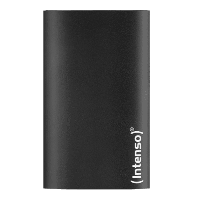Disco Externo SSD Intenso 2 TB 1,8" 0,5 Gbps USB 3.2 Gen1 Alumínio Preto + Ecrã