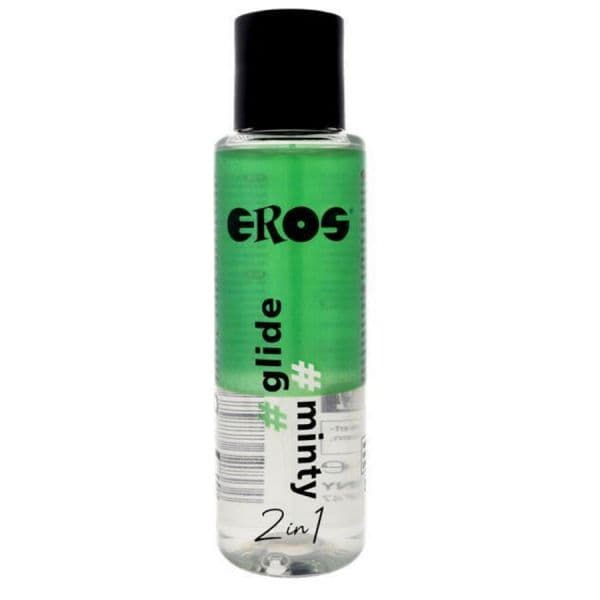 Eros 2 em 1 Glide Lubrificante Base de Silicone Menta 100 ml