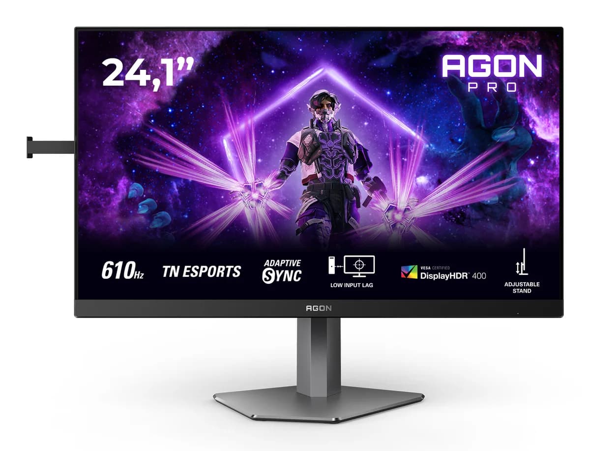 Monitor AOC 24" AGON PRO AG246FK6 FHD 610Hz 0.5ms HDR400 Compatível com G-Sync
