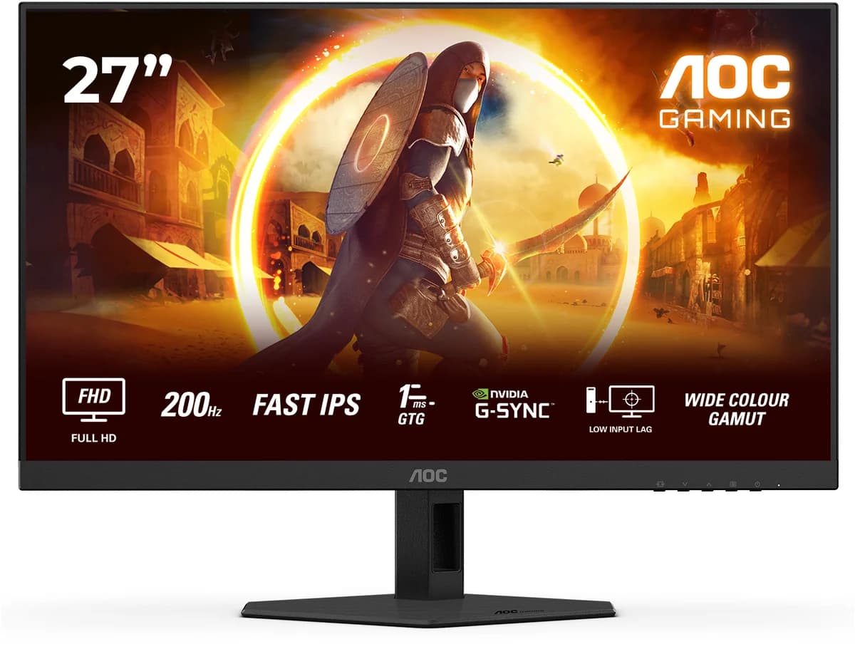 Monitor AOC 27" 27G4HRE FHD 200Hz 1ms HDR G-SYNC Compatível
