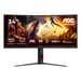 Monitor AOC CU34G4Z Curvo 34" Fast VA UltraWide QHD 240Hz HDR400 Adaptive Sync