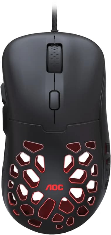 Rato AOC Gaming GM510 16000DPI RGB Preto