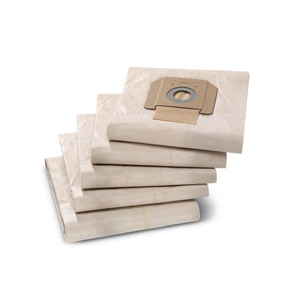 Karcher Sacos Aspirador 5un. | Paper | Filtro Seco - 6.904-285.0